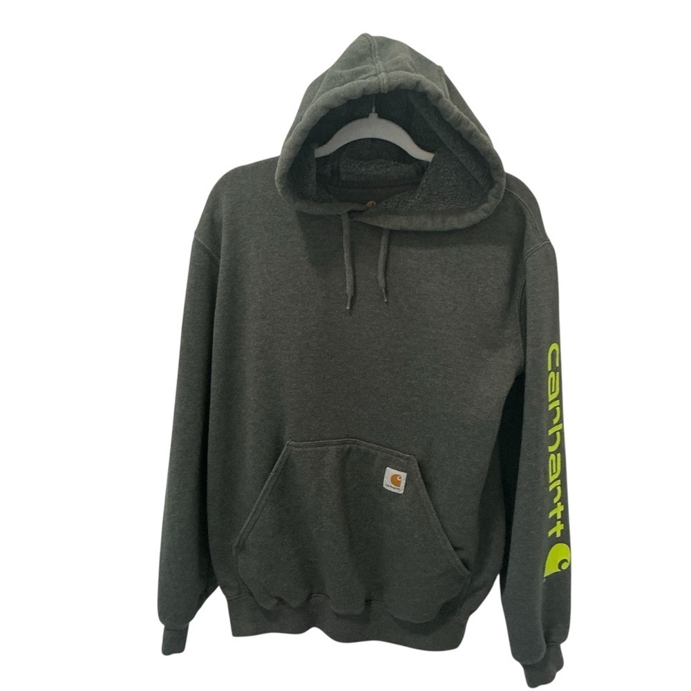 CARHARTT PULLOVER HOODIE DARK GRAY SIZE SMALL